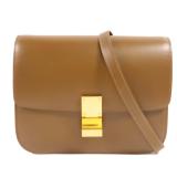 CELINE Classic Box Medium Brown