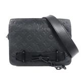 LV Steamer Messenger Black/Brown