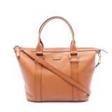 Gucci 2Way Tote Brown Leather