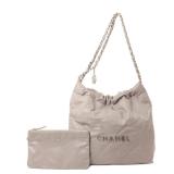 Chanel 22 Small SHW Gray