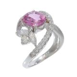 Purple Sapphire Ring Pt900