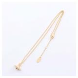 VW Jordana Orb Necklace GP Pink