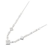 Diamond Necklace 18K White Gold