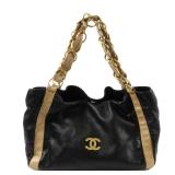 Chanel Vintage Shoulder Bag Black