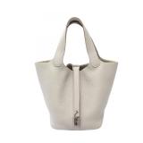 Hermes Picotin Lock PM Pearl Grey