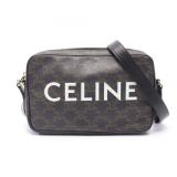 CELINE Triomphe Messenger Black/Brown