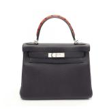 Hermes Kelly 28 Blue Indigo Cuivre