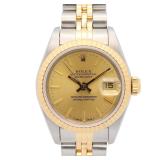 Rolex Datejust 69173 18K YG/SS Champagne