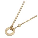 Cartier Love Circle 2PD Necklace K18