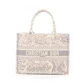 Dior Book Tote Medium Beige Gray
