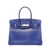 Hermes Birkin 30 SHW Blue Electric