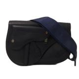 Dior Saddle Messenger SHW Black
