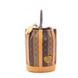 LV x NIGO Messenger Brown Stripe