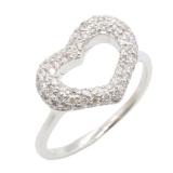 K18WG Diamond Ring