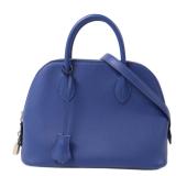 Hermes Bolide 25 PHW Blue Cassis