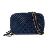 Chanel Chain Shoulder Bag Blue