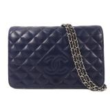 Chanel WOC Lambskin Navy