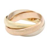 Cartier Trinity Ring Three Gold K18
