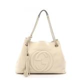 Gucci Soho Shoulder Beige