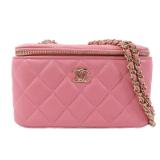 Chanel Vanity Chain GHW Pink