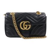 Gucci Marmont Chain GHW Black