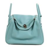 Hermes Lindy 30 PHW Bleu Atoll