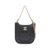 Chanel Hobo 2 Way AS4532 Black