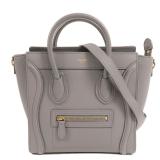 CELINE Nano Luggage 2Way Grey