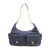 Chanel Hobo 25C Denim Blue