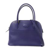 Hermes Bolide 27 GHW Bleu Encre