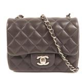 Chanel Mini Classic 17 SHW Gray