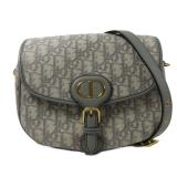 Dior Bobby Medium GHW Canvas Grey