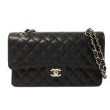 Chanel Classic 25 SHW Black