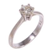 Diamond Ring K18WG White Gold