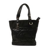 Chanel Tote Shoulder Bag Black