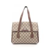 Gucci GG Supreme Handbag Beige/Brown