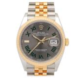 Rolex Datejust 36 126233 Slate Roman Watch