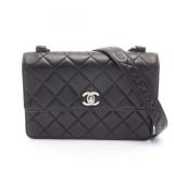 Chanel Matelasse Lambskin Bag Black