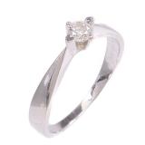 Diamond Ring K18WG White Gold
