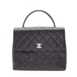Chanel Matelasse Handbag Black GHW