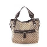 Gucci Iconbit GG Tote Beige/Brown