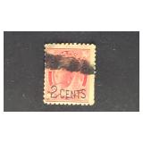 Canada Stamp 1899 Queen Victoria Surcharged 2c