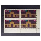 Canada Stamps 1978 Prince's Gate 14ï¿½ Block PB