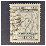 Newfoundland Stamp 1932 Codfish 1ï¿½
