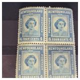 Newfoundland Stamps 1947 Princess Elizabeth 4c