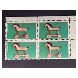 Canada Stamps 1979 Wooden Horse 17ï¿½ Block PB