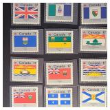 Canada Stamps Provincial Territorial Flags MNH VF