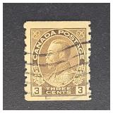 Canada Stamp 1918 King George V 3ï¿½ Coil