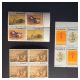 Canada Stamps Native Arts & Culture Plate Blocks
