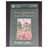 Canada Stamps Booklet 1991 Public Gardens